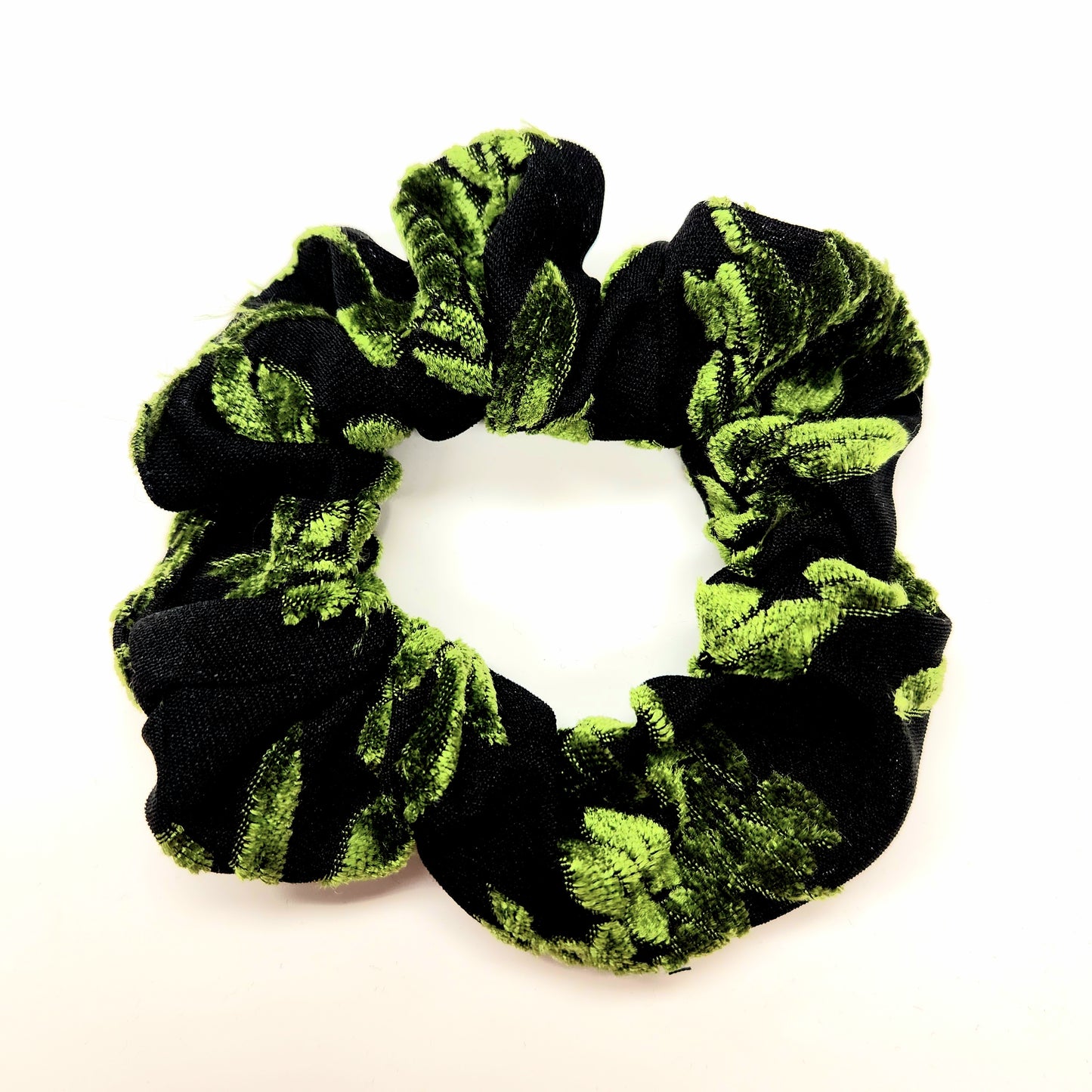 Scrunchies (Floral - velvet on mesh)