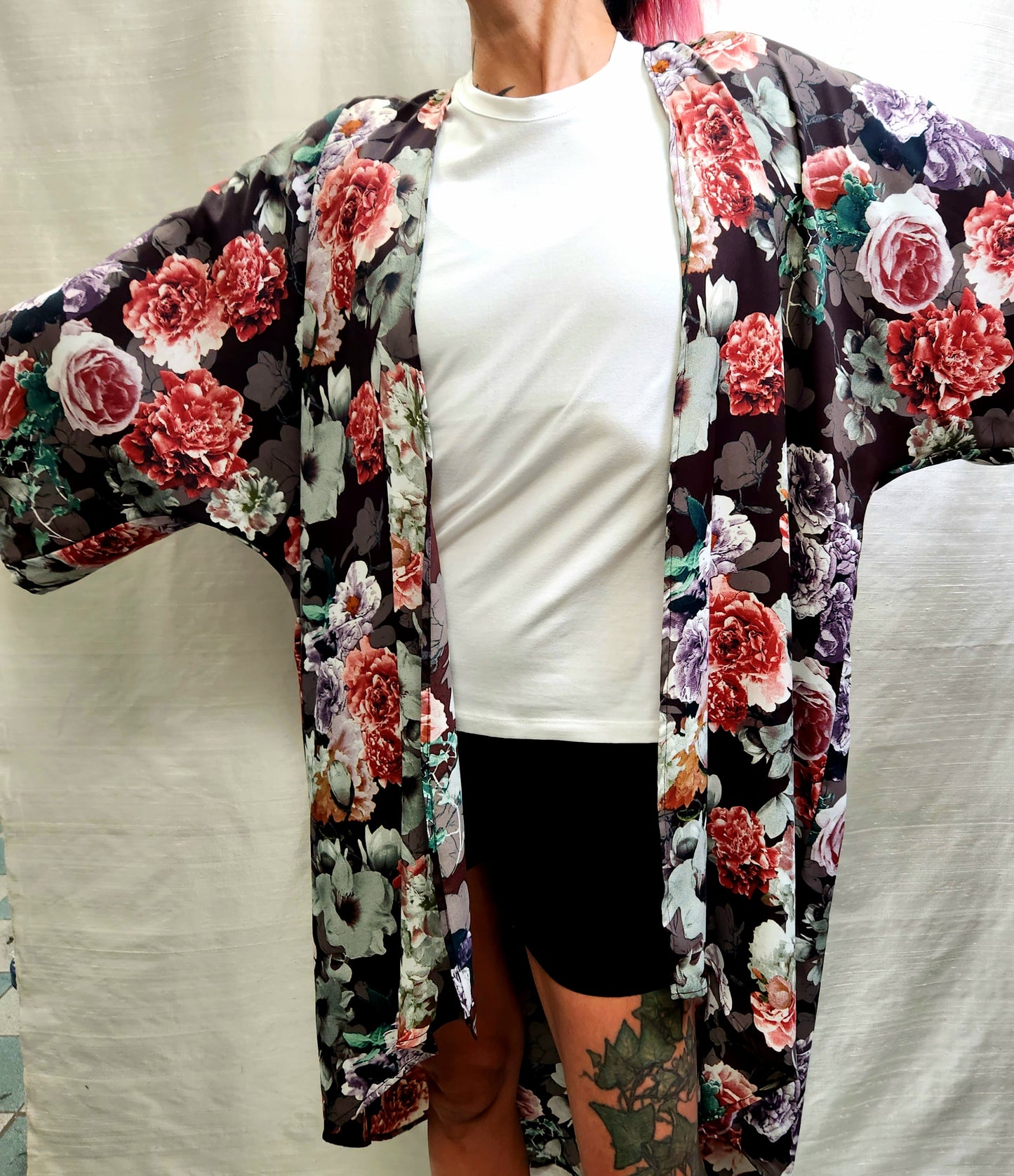 Kimono - Long length (floral)