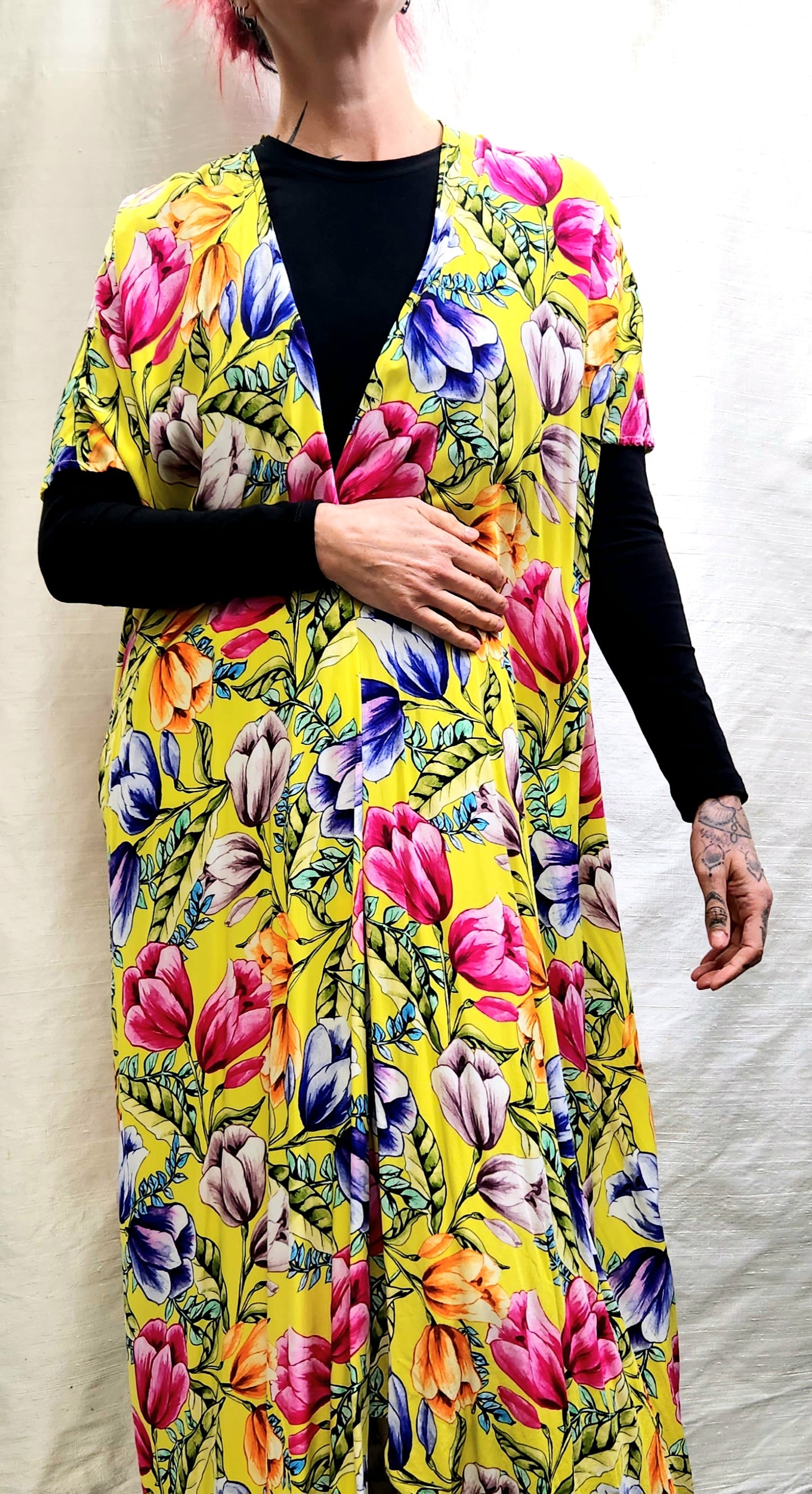 Kimono - Maxi length (floral)