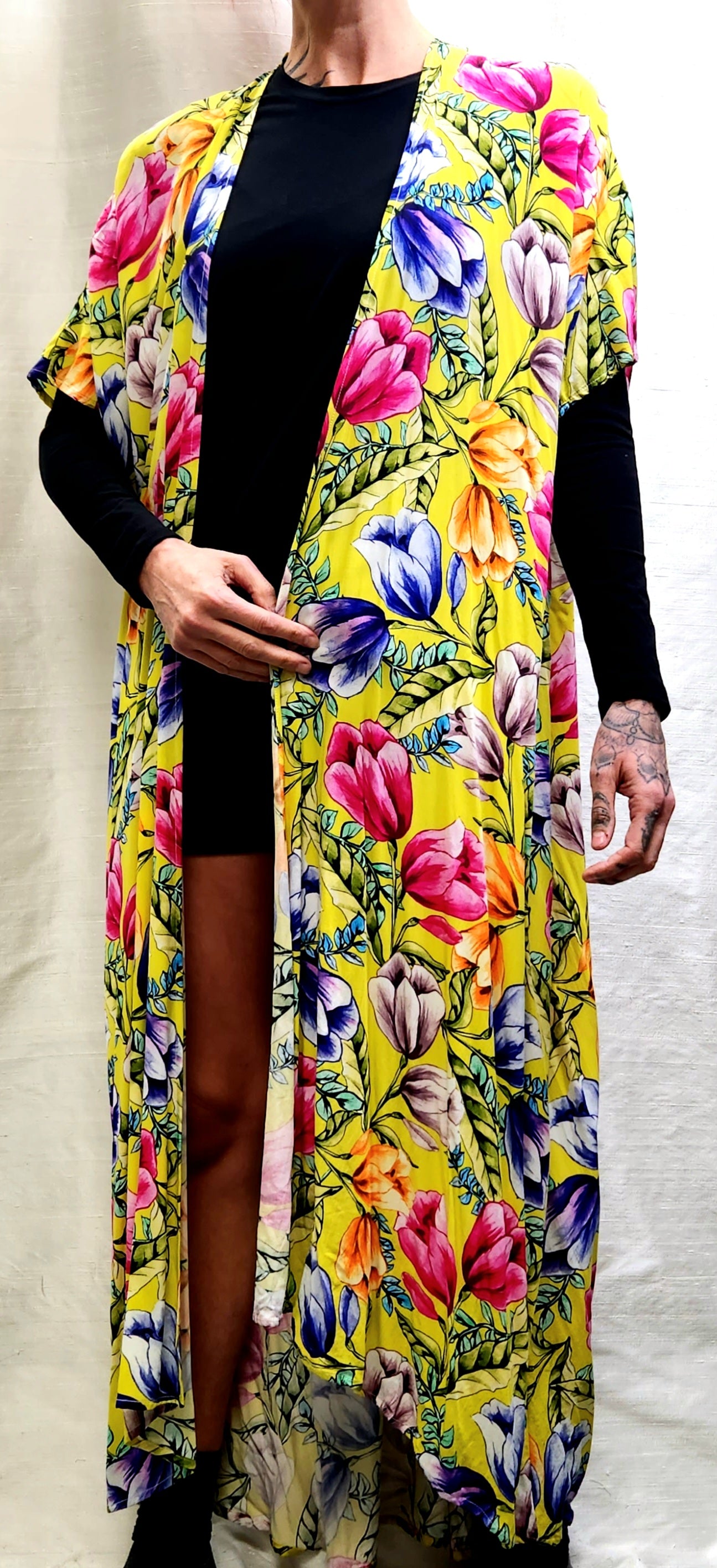 Kimono - Maxi length (floral)