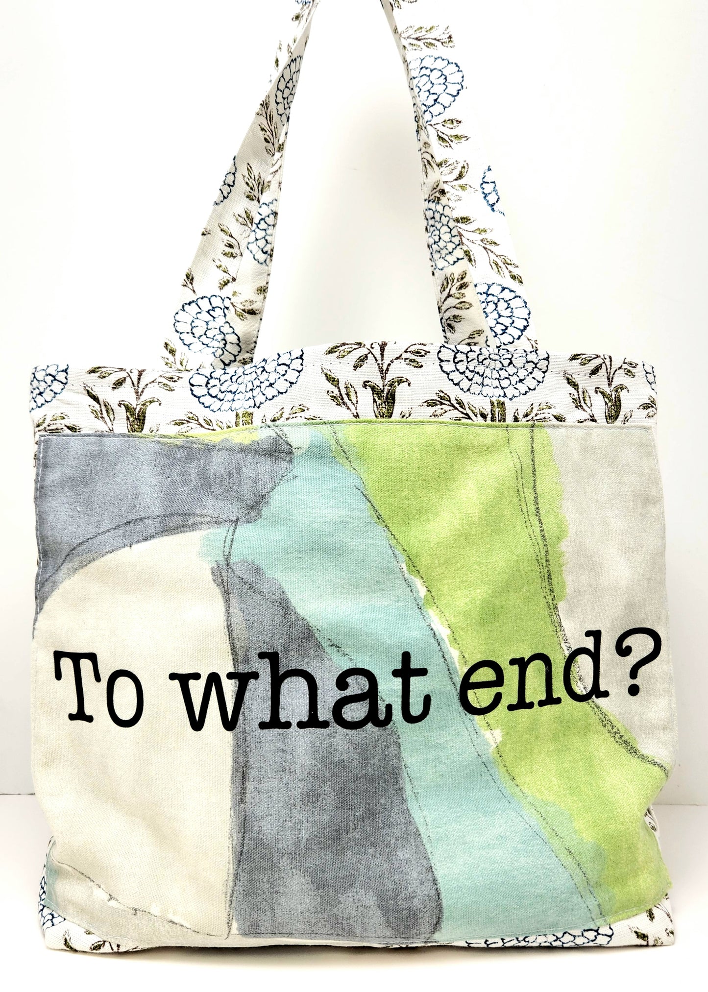 Open tote (floral)