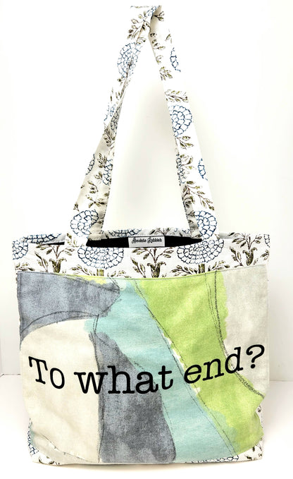 Open tote (floral)